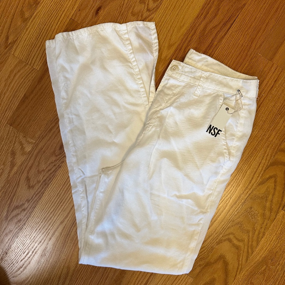 NWT NSF Pants Size 28 White